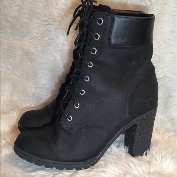 Timberland black leather ankle boots size 7 - Picture 2 of 9